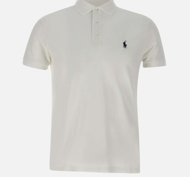 POLO RALPH LAUREN Polo "Mac" in cotone piquet WHITE Uomo 