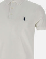 POLO RALPH LAUREN Polo "Mac" in cotone piquet WHITE Uomo 