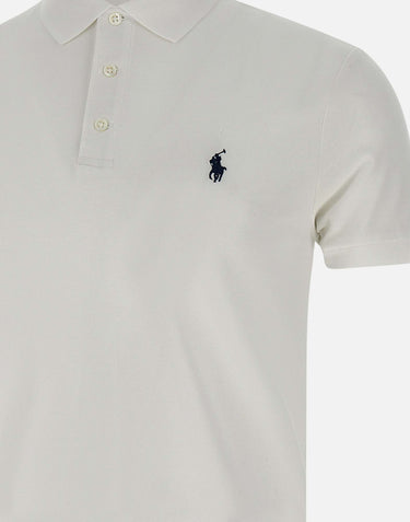 POLO RALPH LAUREN Polo "Mac" in cotone piquet WHITE Uomo 