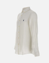 Camicia in lino 710966294 506 POLO RALPH LAUREN 