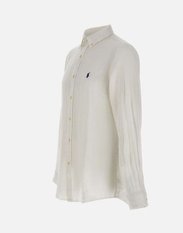 Camicia in lino 710966294 506 POLO RALPH LAUREN 