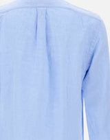 POLO RALPH LAUREN Camicia in lino Light Blue Uomo 