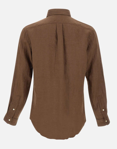 Camicia in lino 710966294 514 POLO RALPH LAUREN 