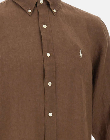 Camicia in lino 710966294 514 POLO RALPH LAUREN 