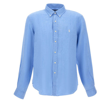 Camicia in lino 710966294 519 POLO RALPH LAUREN 