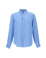 Camicia in lino 710966294 519 POLO RALPH LAUREN 
