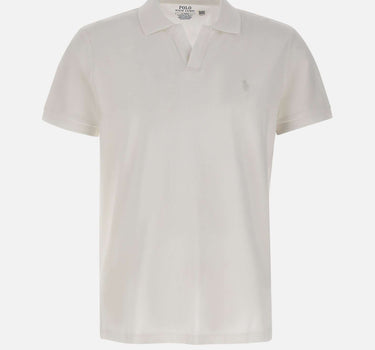 POLO RALPH LAUREN Polo "Classics" senza bottoni WHITE Uomo 