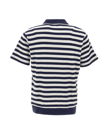 Polo in maglia pointelle e a coste 710A13006 004 POLO RALPH LAUREN 