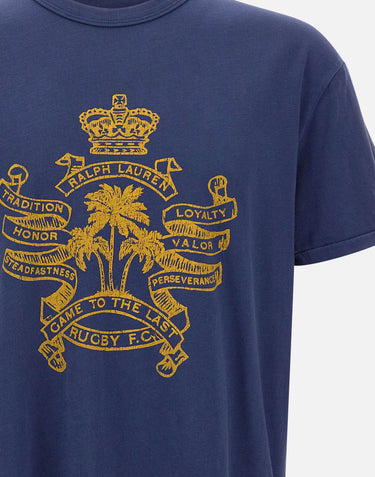POLO RALPH LAUREN T-shirt con stampa BLUE Uomo 