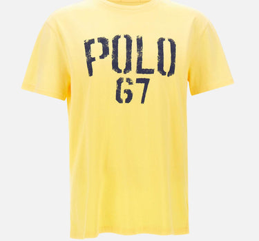 POLO RALPH LAUREN T-shirt con stampa YELLOW Uomo 