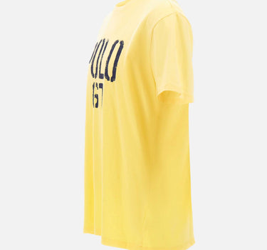 POLO RALPH LAUREN T-shirt con stampa YELLOW Uomo 