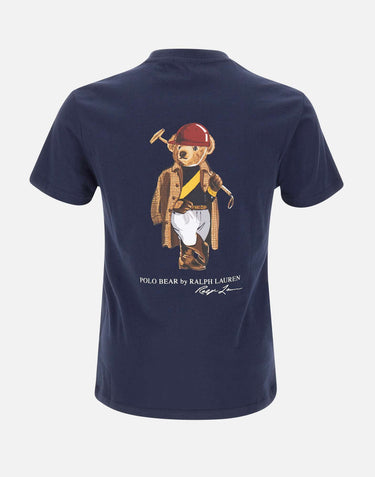 POLO RALPH LAUREN T-shirt "Polo Bear" BLUE Uomo 