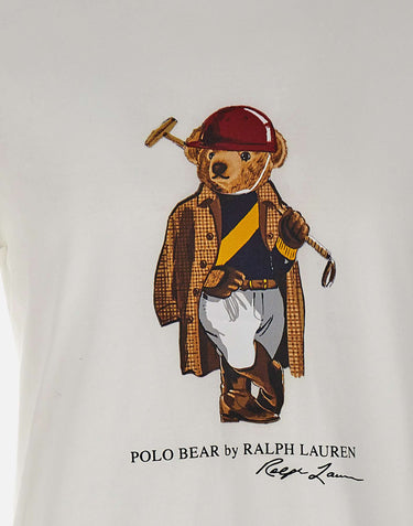 POLO RALPH LAUREN T-shirt "Polo Bear" WHITE Uomo 