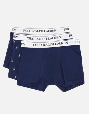 POLO RALPH LAUREN Set 3 boxer in cotone stretch BLUE Uomo 