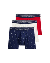 Tripack boxer in cotone stretch 714830300 102 POLO RALPH LAUREN 