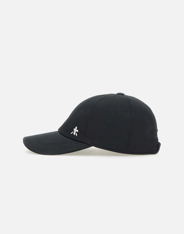 PREMIATA Cappello da baseball "Ball" in cotone BLACK Uomo 