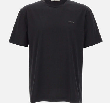 PREMIATA T-shirt in cotone con occhielli BLACK Uomo 