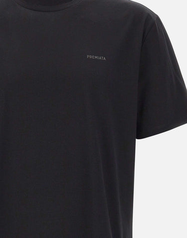 PREMIATA T-shirt in cotone con occhielli BLACK Uomo 