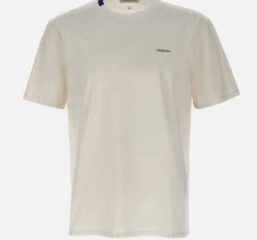 PREMIATA T-shirt in cotone con occhielli WHITE Uomo 
