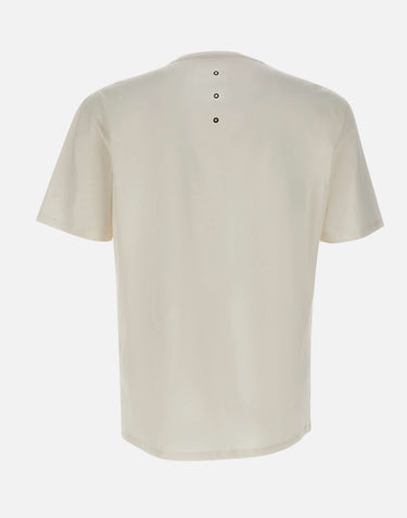 PREMIATA T-shirt in cotone con occhielli WHITE Uomo 