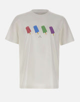 PS PAUL SMITH T-shirt "Lollies" WHITE Uomo 