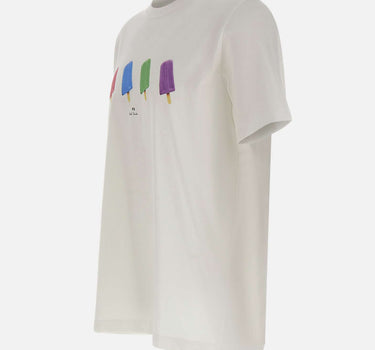 PS PAUL SMITH T-shirt "Lollies" WHITE Uomo 