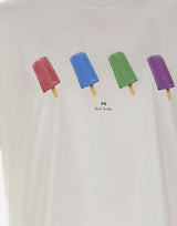 PS PAUL SMITH T-shirt "Lollies" WHITE Uomo 