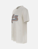 PS PAUL SMITH T-shirt con stampa a spirale "PS" WHITE Uomo 