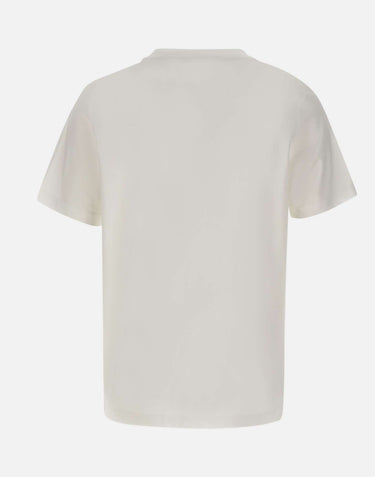 PS PAUL SMITH T-shirt con stampa a spirale "PS" WHITE Uomo 