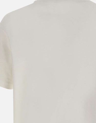 PS PAUL SMITH T-shirt con stampa a spirale "PS" WHITE Uomo 
