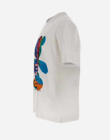 PS PAUL SMITH T-shirt "Teddy" WHITE Uomo 