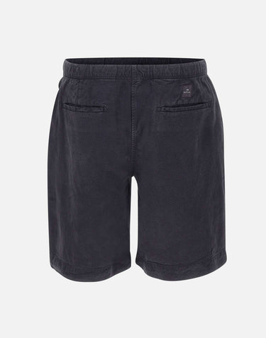 PS PAUL SMITH Shorts in misto lino con coulisse BLUE Uomo 