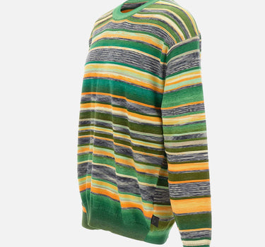 PS PAUL SMITH Maglia girocollo a righe MULTICOLOR Uomo 