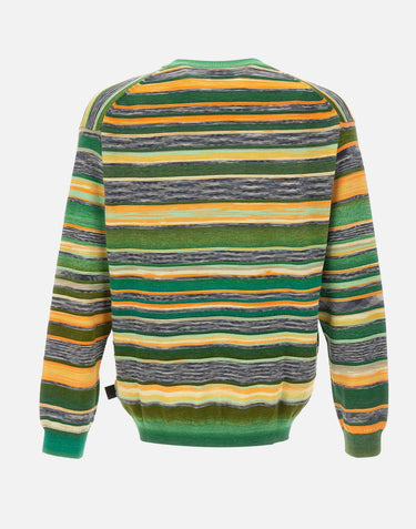PS PAUL SMITH Maglia girocollo a righe MULTICOLOR Uomo 