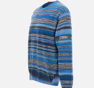 PS PAUL SMITH Maglia girocollo a righe MULTICOLOR Uomo 