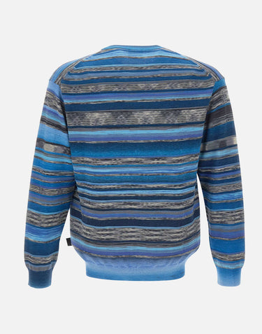 PS PAUL SMITH Maglia girocollo a righe MULTICOLOR Uomo 