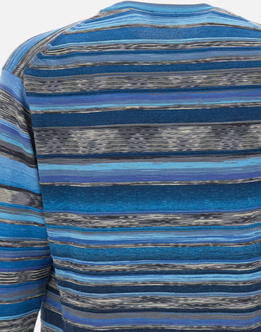 PS PAUL SMITH Maglia girocollo a righe MULTICOLOR Uomo 