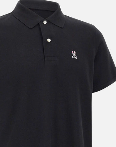 Polo classica in piqué B6K001ARPC BLK PSYCHO BUNNY 