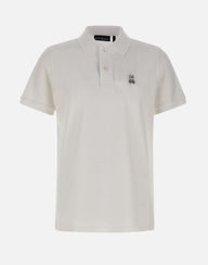 Polo classica in piqué B6K001ARPC WHT PSYCHO BUNNY 