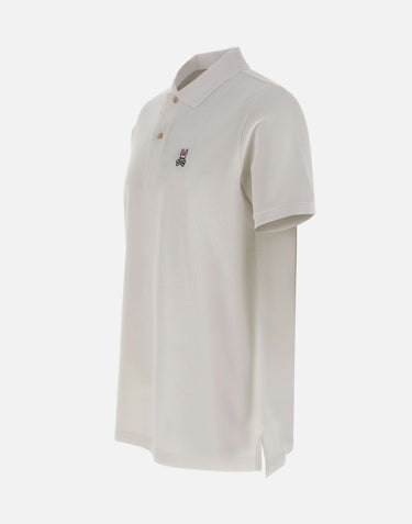 Polo classica in piqué B6K001ARPC WHT PSYCHO BUNNY 