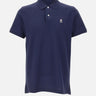 PSYCHO BUNNY Polo classica in piqué BLUE Uomo 