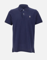 PSYCHO BUNNY Polo classica in piqué BLUE Uomo 