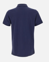 PSYCHO BUNNY Polo classica in piqué BLUE Uomo 