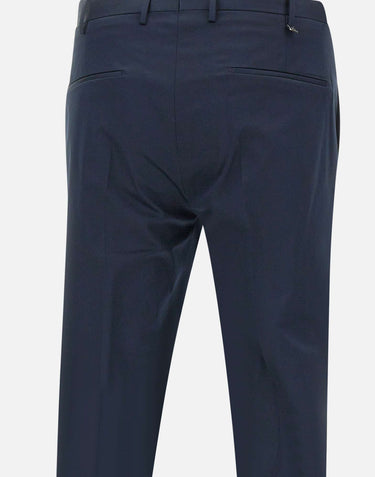 PT TORINO Pantaloni "Dieci" in cotone stretch BLUE Uomo 