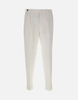 Pantaloni in misto cotone e lino COZTCLZB0CL1 SD61Y010 PT TORINO 