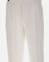 Pantaloni in misto cotone e lino COZTCLZB0CL1 SD61Y010 PT TORINO 