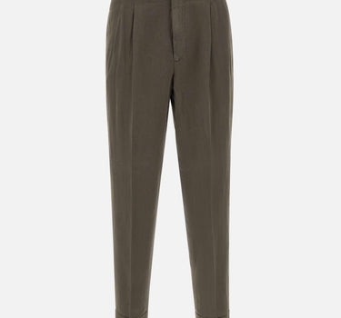 Pantaloni in misto cotone e lino COZTCLZB0CL1 SD61Y177 PT TORINO 