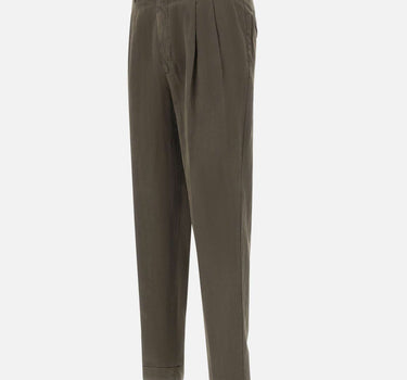 Pantaloni in misto cotone e lino COZTCLZB0CL1 SD61Y177 PT TORINO 
