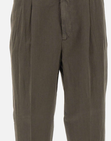 Pantaloni in misto cotone e lino COZTCLZB0CL1 SD61Y177 PT TORINO 