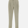 Pantaloni in misto cotone e lino COZTCLZB0CL1 SD61Y423 PT TORINO 